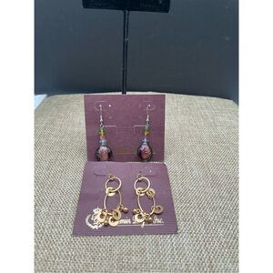 Bundle of Premier Designs Dangle Earrings Gold and Silver Fashion Statement 2